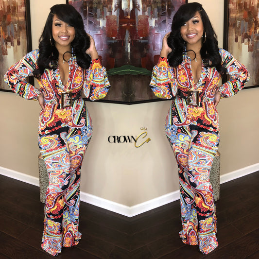 Pretty in Paisley Jumpsuit